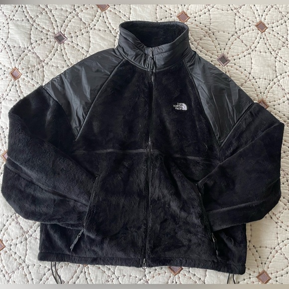 THE NORTH FACE- Versa Panelled Velour Jacket, black , size medium - Picture 3 of 6